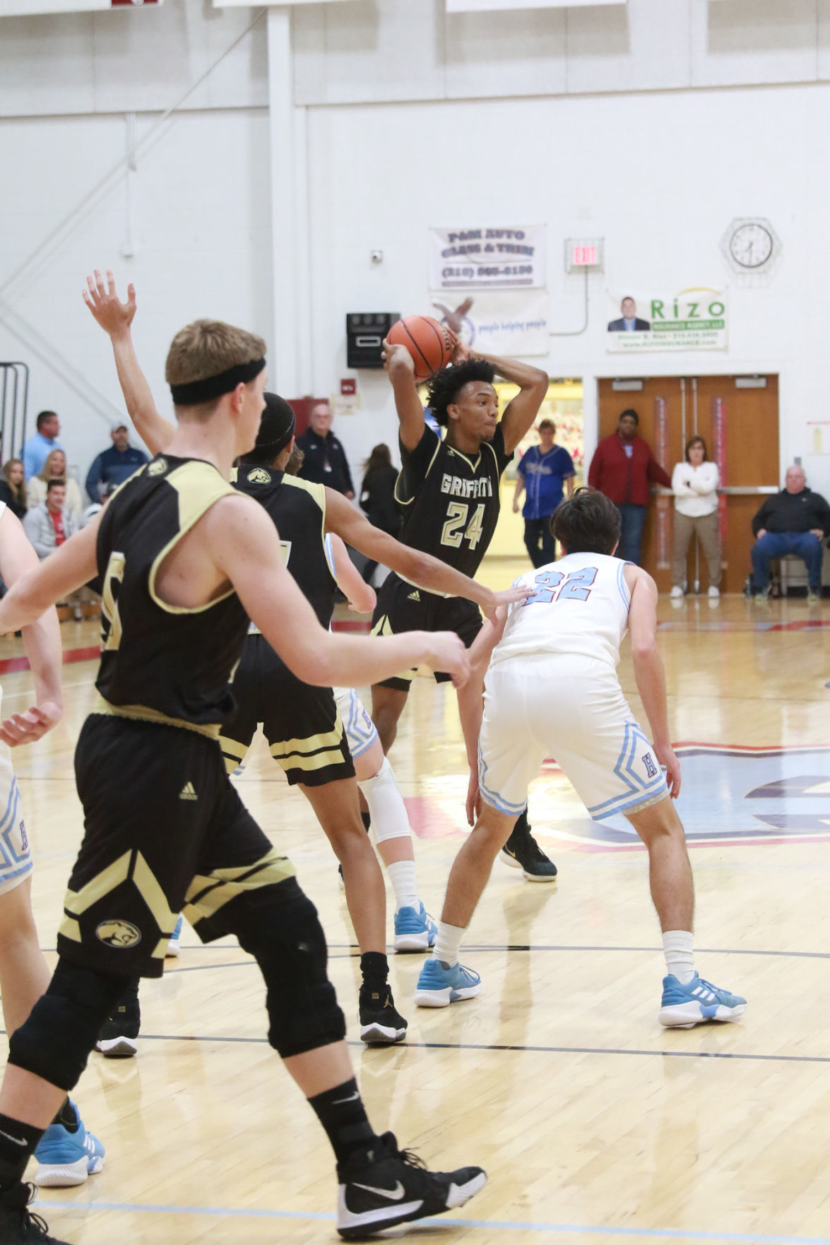 Gallery: Boys basketball - Griffith at Hanover Central